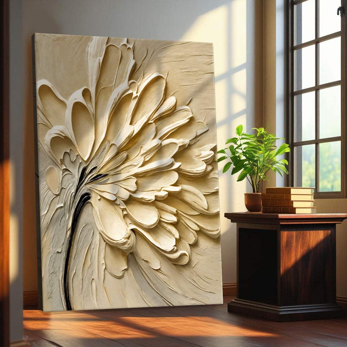 Flower Splatter Wall Art - Tailored Canvases - Flyclothing LLC