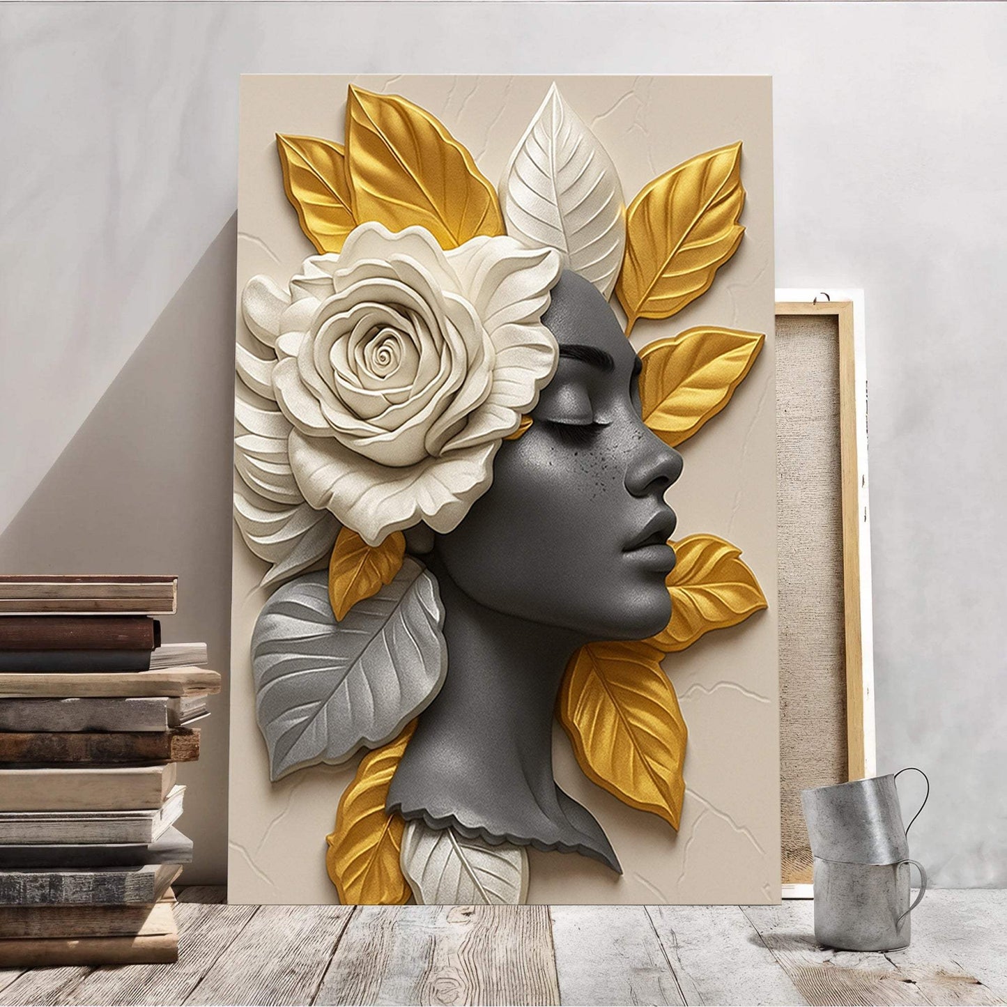 Floral Majesty Wall Art III - Tailored Canvases - Flyclothing LLC