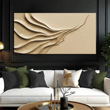 Beige Minimalist Wall Art II - Tailored Canvases - Flyclothing LLC