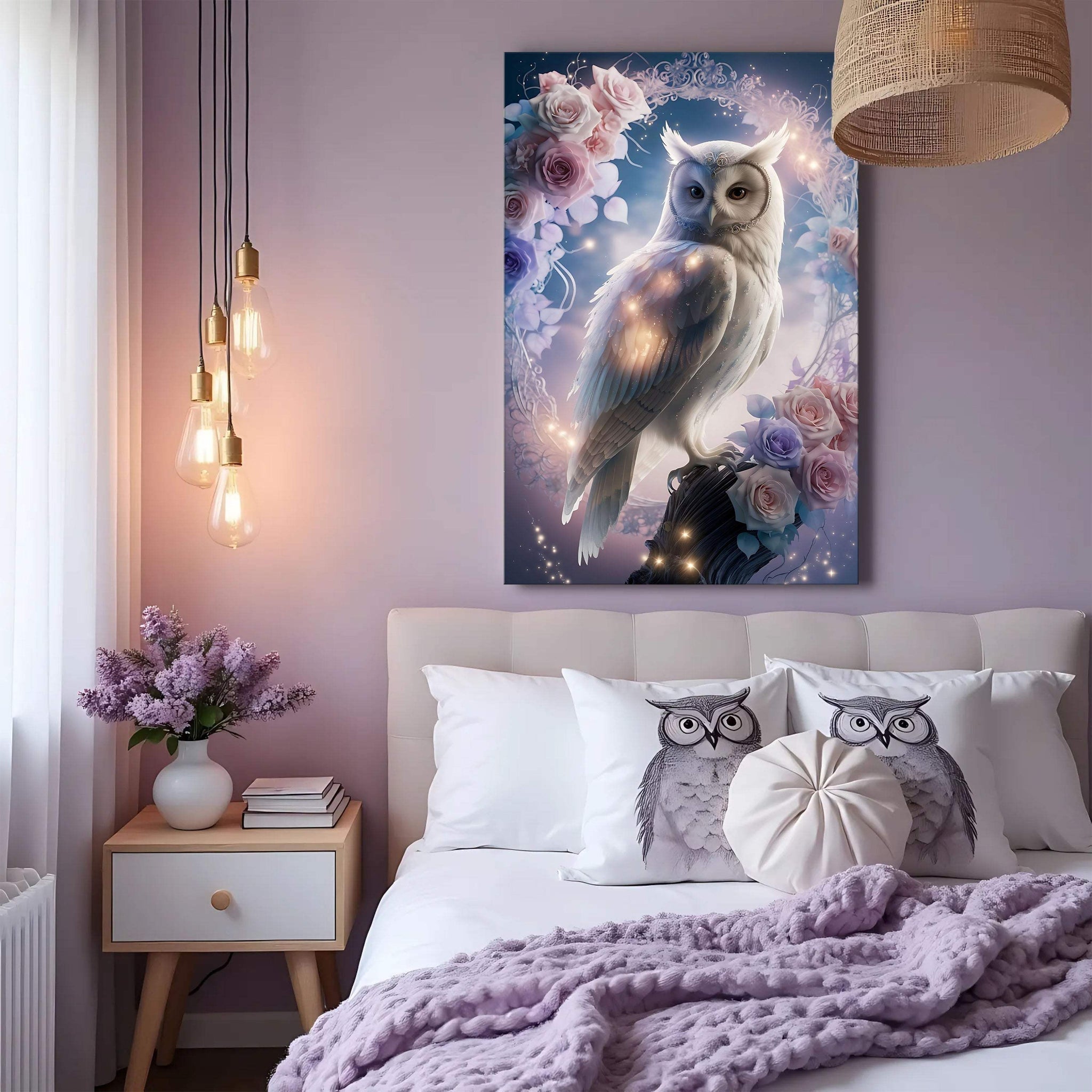 3D Owl Wall Art - Tailored Canvases - Flyclothing LLC