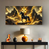 3D Horse Faith Wall Art - Tailored Canvases - Flyclothing LLC