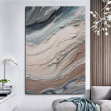 Earth Tone Swirls Wall Art - Tailored Canvases - Flyclothing LLC
