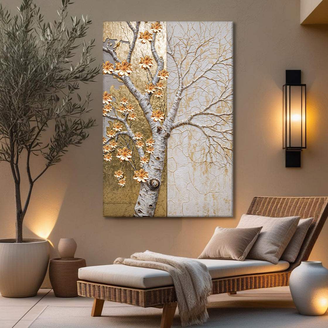 Ivory Seasons Wall Art - Tailored Canvases - Flyclothing LLC