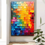 Spectrum Mosaic Wall Art - Tailored Canvases - Flyclothing LLC
