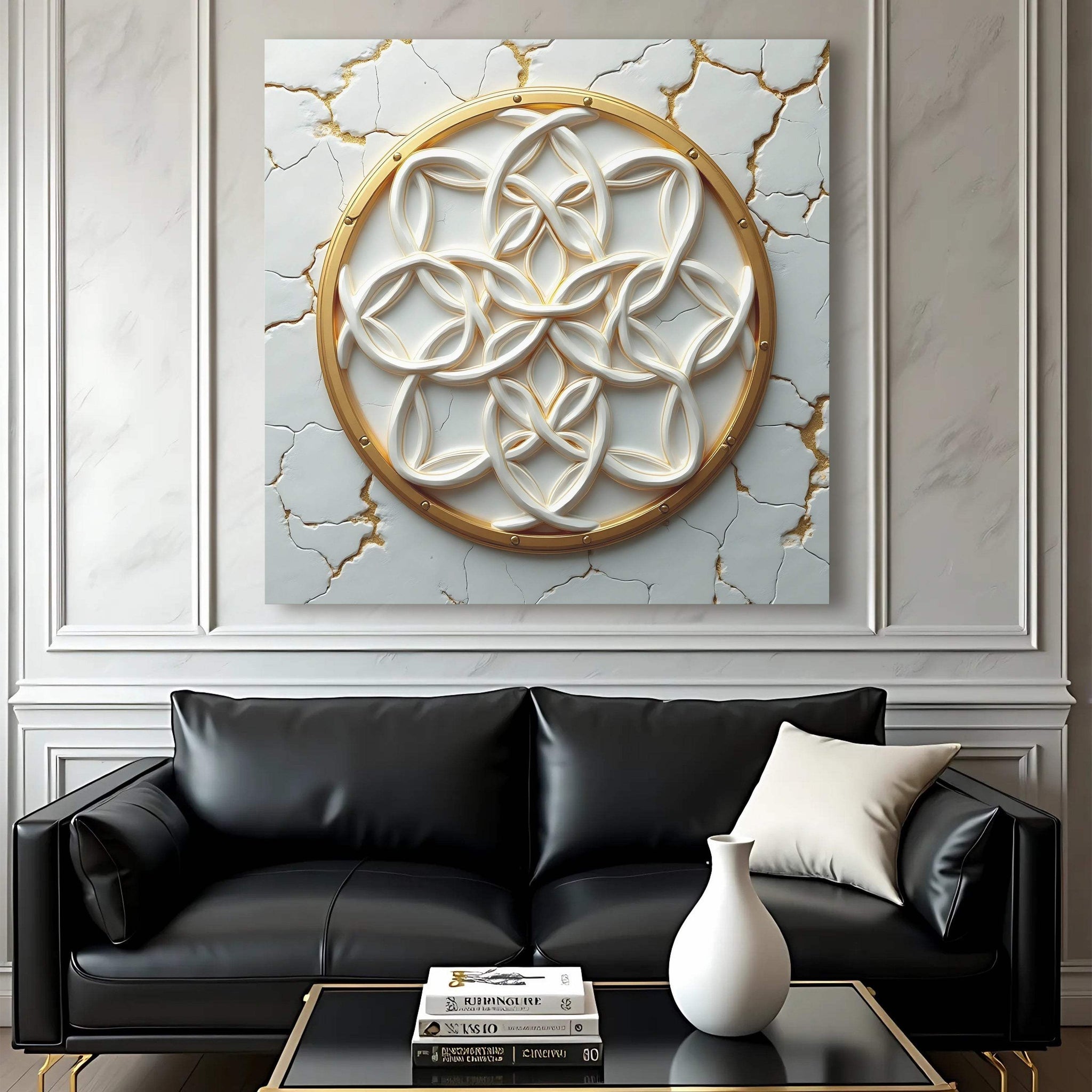 Flower Of Life Wall Art IV - Tailored Canvases - Flyclothing LLC