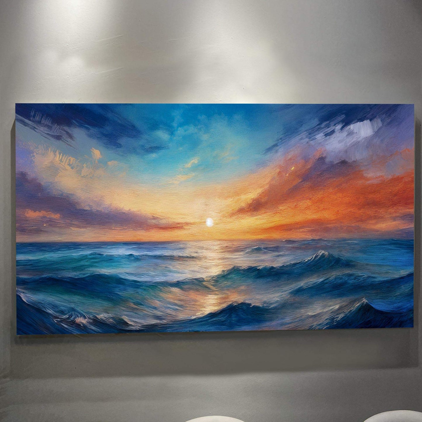Waterscape Abstract Wall Art XIII - Tailored Canvases - Flyclothing LLC