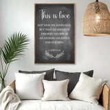 This Is Love - 1 John 4:10 Faith Sign - Tailored Canvases - Flyclothing LLC