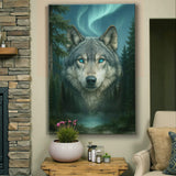 Wolf Northern Symphony Wall Art - Tailored Canvases - Flyclothing LLC