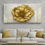 Golden Dandelion Minimalist Abstract Wall Art VI - Tailored Canvases - Flyclothing LLC