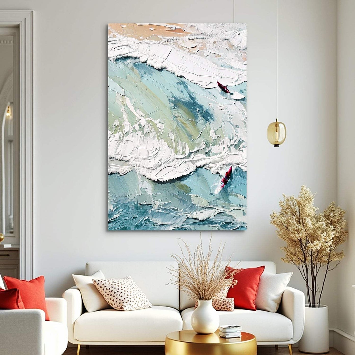 3D Sea Wall Art - Tailored Canvases - Flyclothing LLC