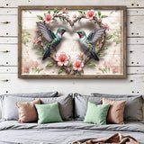 3D Hummingbirds Wall Art II - Tailored Canvases - Flyclothing LLC