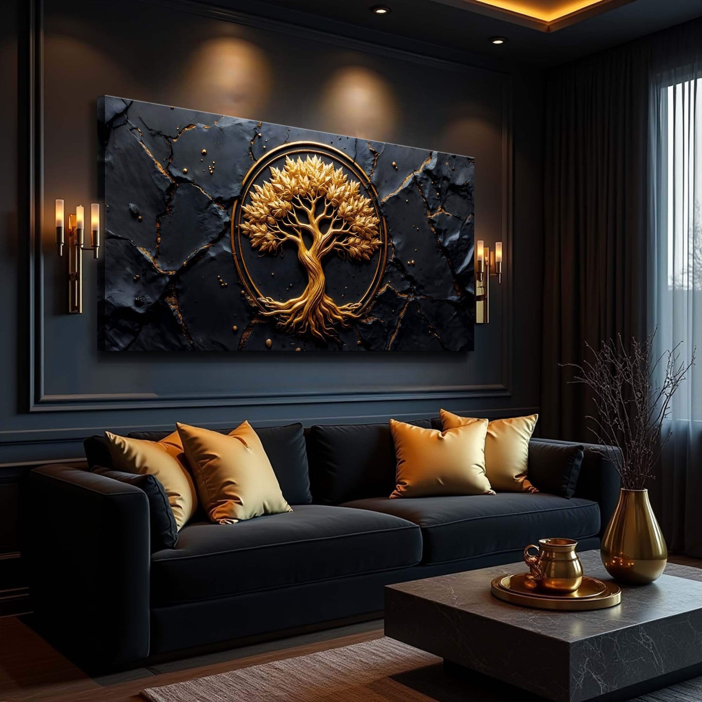 Golden Grove Wall Art - Tailored Canvases - Flyclothing LLC