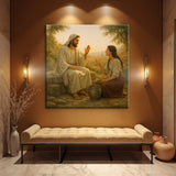 Samaritan at the Well Faith Wall Art II - Tailored Canvases - Flyclothing LLC