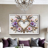 3D Hummingbirds Wall Art V - Tailored Canvases - Flyclothing LLC