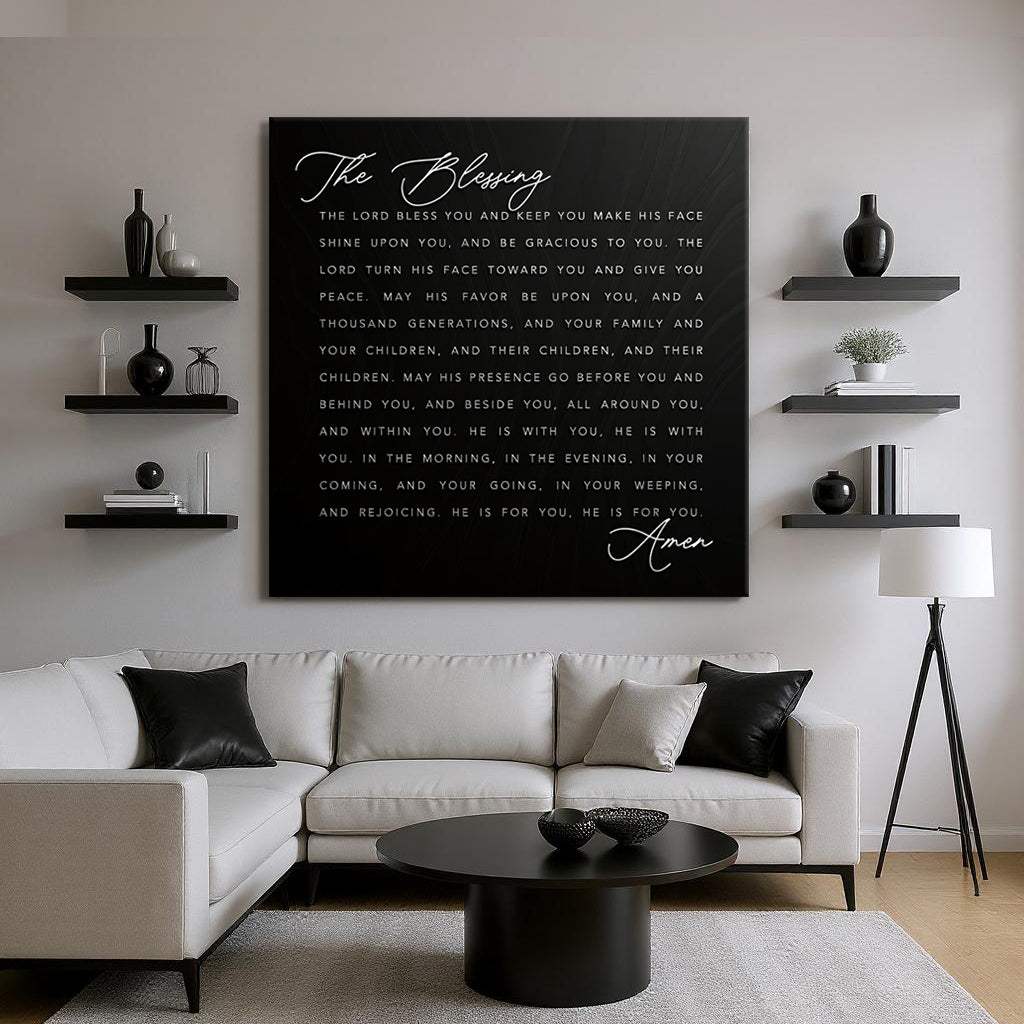 The Blessing Faith Sign III - Tailored Canvases - Flyclothing LLC