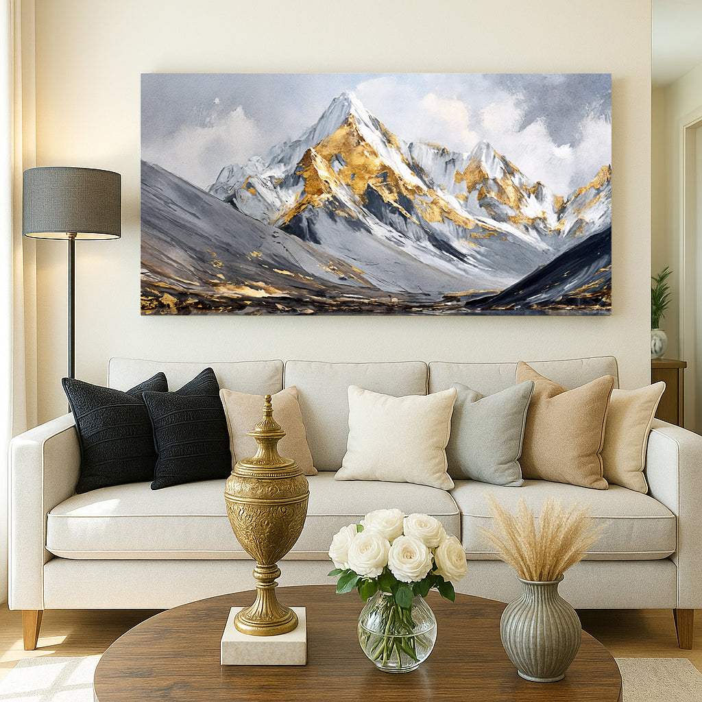 Mountain Minimalist Wall Art III - Tailored Canvases - Flyclothing LLC
