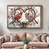 3D Cardinals Wall Art V - Tailored Canvases - Flyclothing LLC