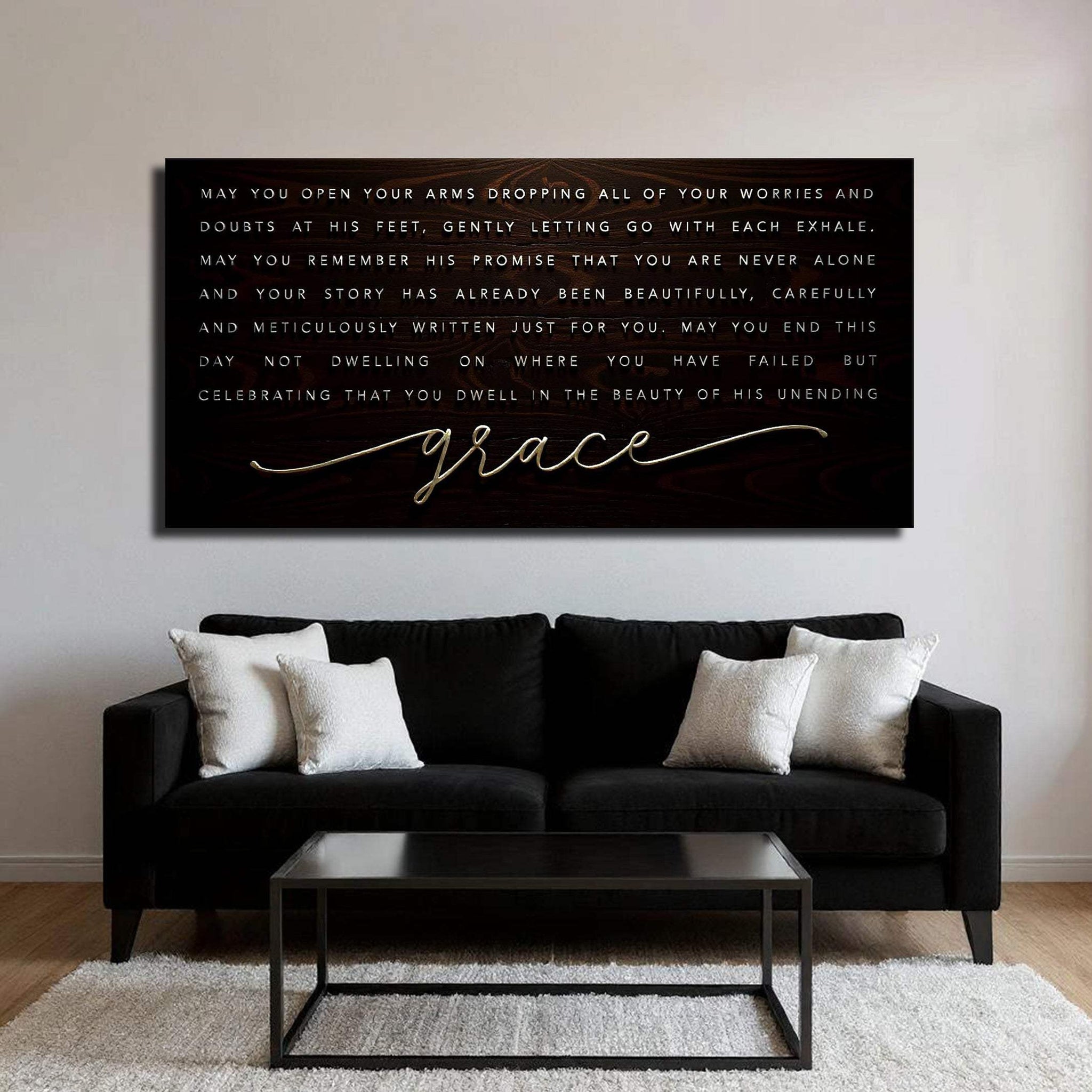 Unending Grace Faith Sign IV - Tailored Canvases - Flyclothing LLC