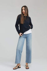 The Cityer Crop Wide Jeans HJ009 - Hey Joanie - Flyclothing LLC