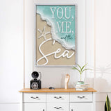You Me and the Sea Coastal Sign VI - Tailored Canvases - Flyclothing LLC