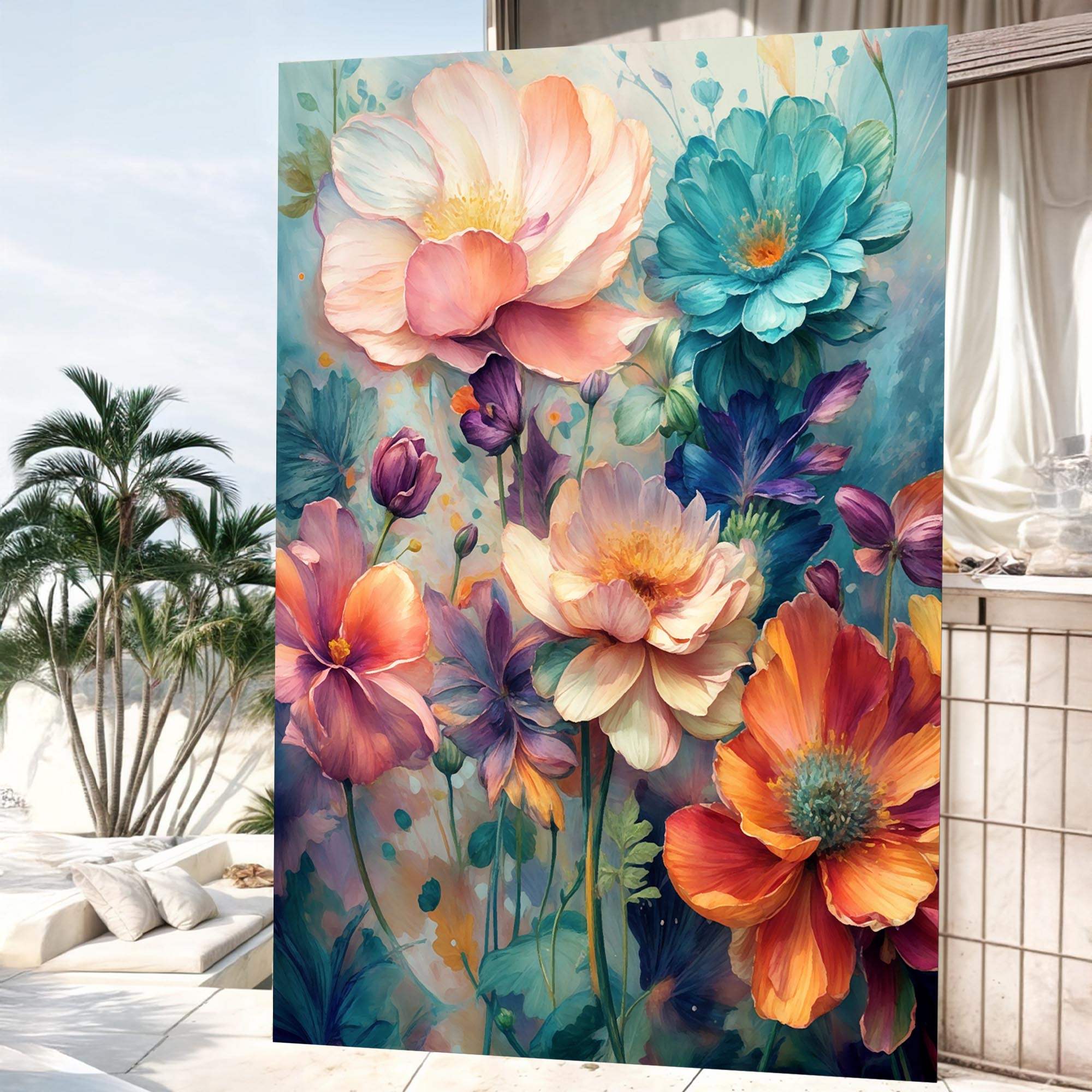 Spring Bouquet Wall Art - Tailored Canvases - Flyclothing LLC