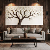 Ivory Canopy Tree Wall Art - Tailored Canvases - Flyclothing LLC