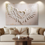 Wings of Love Abstract Wall Art II - Tailored Canvases - Flyclothing LLC