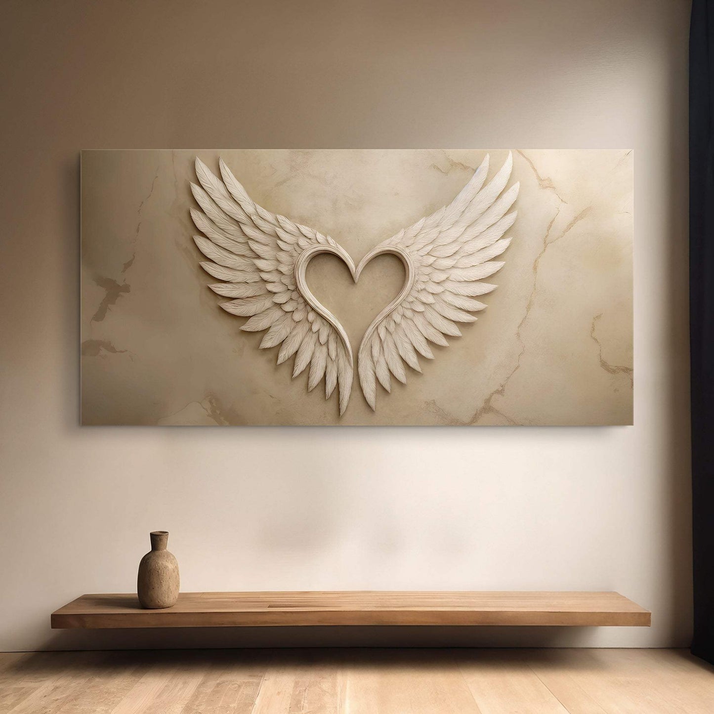 Wings Of Love Abstract Wall Art - Tailored Canvases - Flyclothing LLC