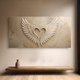 Wings Of Love Abstract Wall Art - Tailored Canvases - Flyclothing LLC