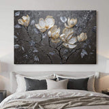 Midnight Magnolias Wall Art - Tailored Canvases - Flyclothing LLC