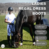 TuffRider Women Leather Regal Dress Boots - Breeches.com - Flyclothing LLC