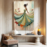Blooming Modern Abstract Wall Art - Tailored Canvases - Flyclothing LLC