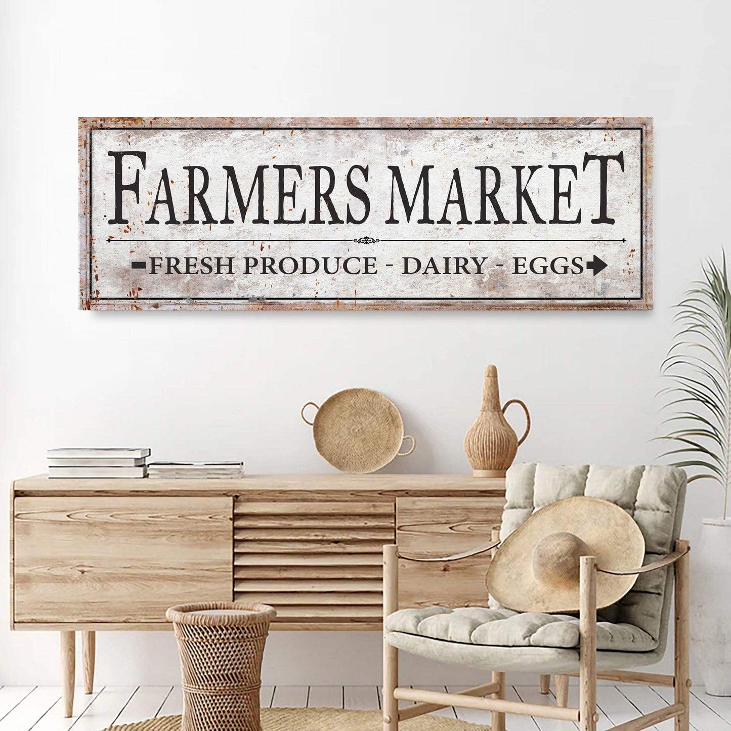Farmers Market Sign III - Tailored Canvases - Flyclothing LLC