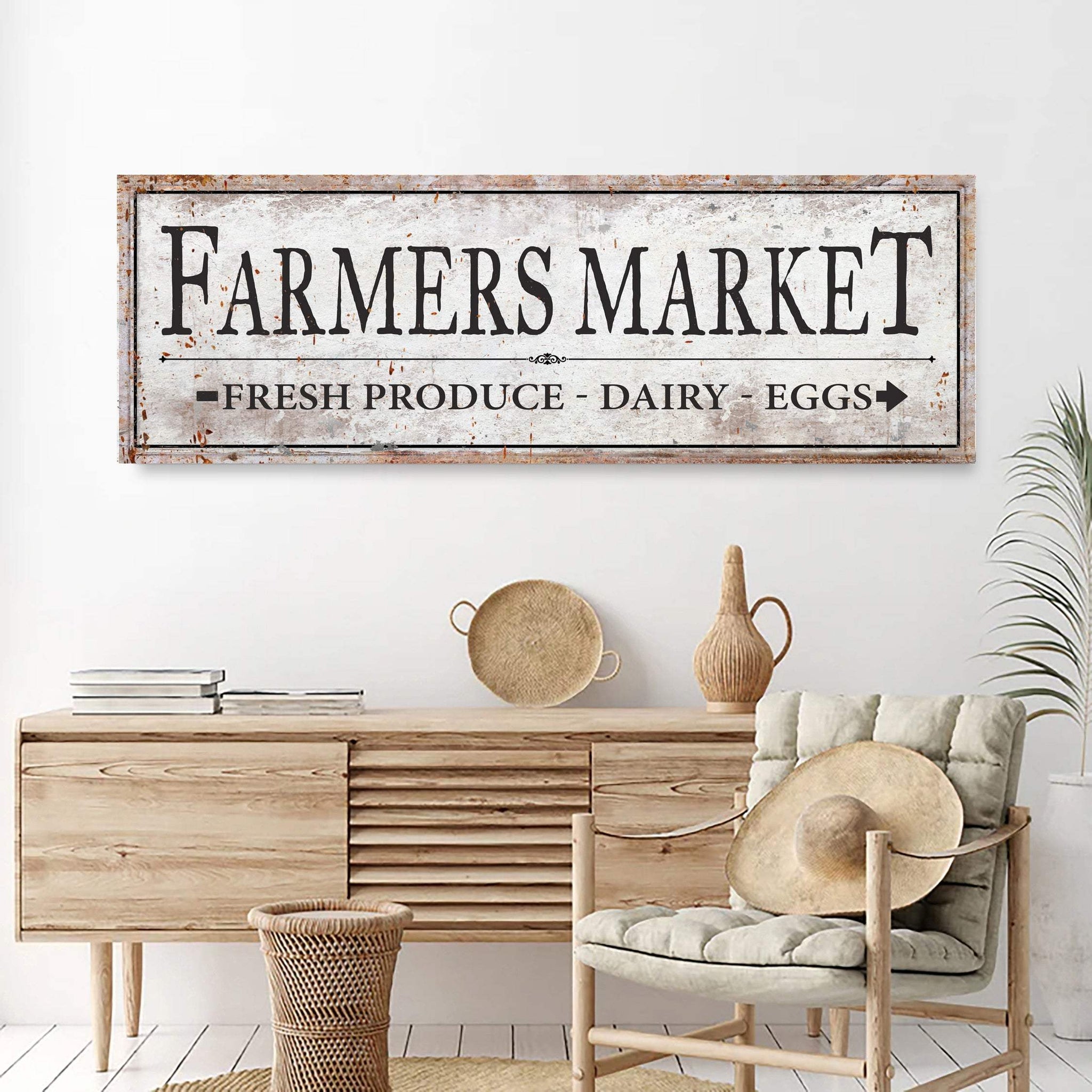 Farmers Market Sign III - Tailored Canvases - Flyclothing LLC
