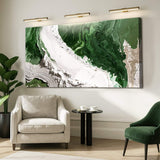 Green Rivers Abstract Wall Art IV - Tailored Canvases - Flyclothing LLC
