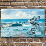 Family Names Beach Sign - Tailored Canvases - Flyclothing LLC
