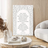 The Hail Mary Faith Sign III - Tailored Canvases - Flyclothing LLC