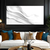 White Minimalist Wall Art - Tailored Canvases - Flyclothing LLC