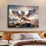 3D Horse Faith Wall Art VI - Tailored Canvases - Flyclothing LLC