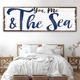 You, Me And The Sea Beach Sign II - Tailored Canvases - Flyclothing LLC