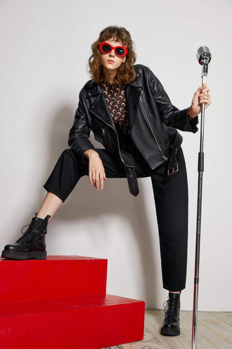 Queens Of Noise High Rise Barrel Jeans HJ026 [FINAL SALE] - Hey Joanie - Flyclothing LLC