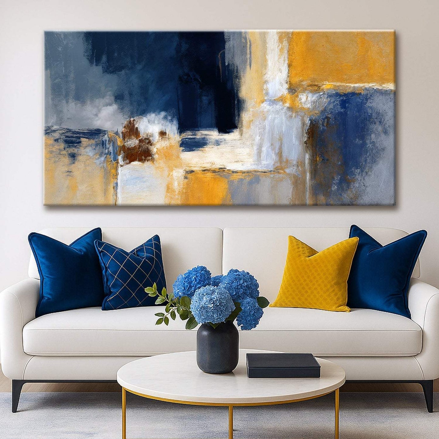 Abstract Geometric Lines Wall Art IV - Tailored Canvases - Flyclothing LLC