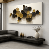 Lotus Leaf Abstract Wall Art V - Tailored Canvases - Flyclothing LLC