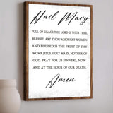 The Hail Mary Faith Sign - Tailored Canvases - Flyclothing LLC