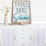 You Me and the Sea Coastal Sign II - Tailored Canvases - Flyclothing LLC