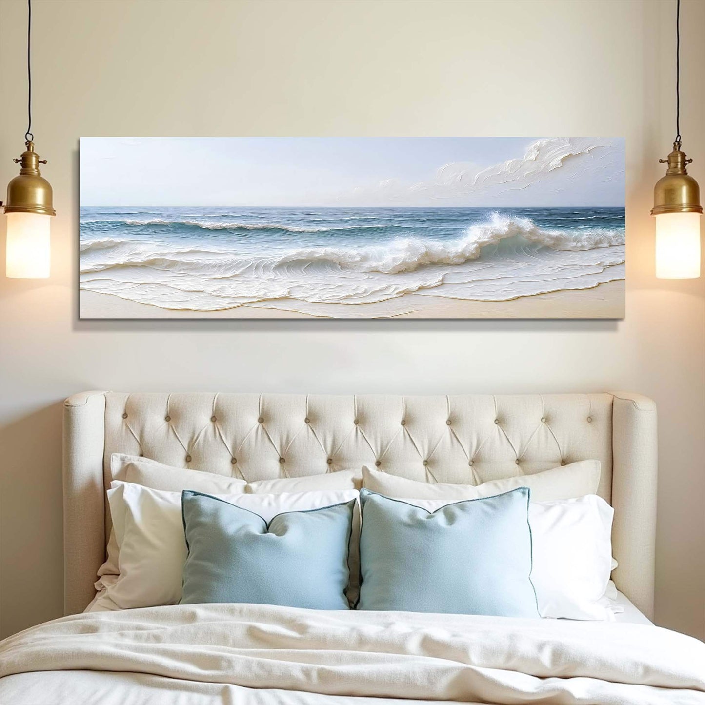 Ocean Wave Seascape Wall Art - Tailored Canvases - Flyclothing LLC