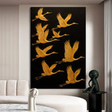 Abstract Sandhill Cranes Wall Art - Tailored Canvases - Flyclothing LLC