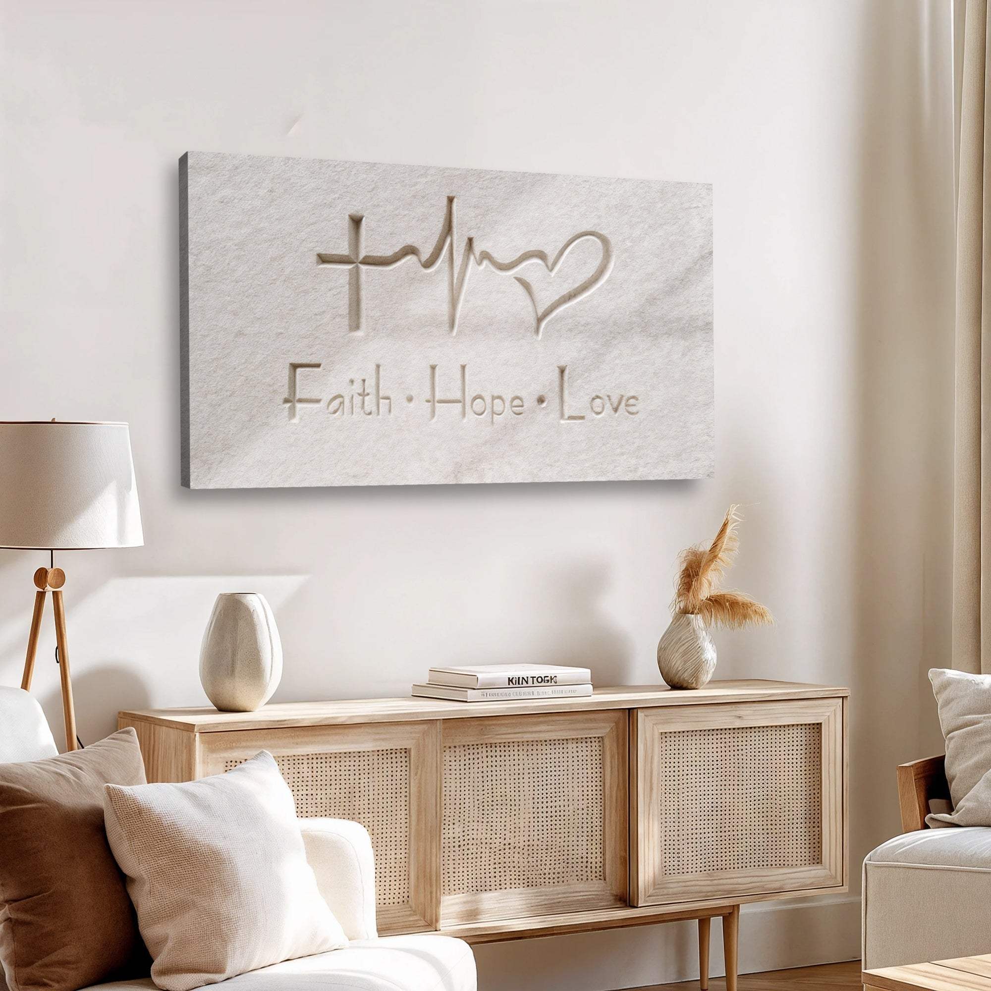 Faith, Hope, Love Faith Wall Art IV - Tailored Canvases - Flyclothing LLC