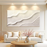 Ivory Abstract Wall Art II - Tailored Canvases - Flyclothing LLC
