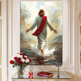 Jesus Christ Walking On Water Faith Wall Art IX - Tailored Canvases - Flyclothing LLC
